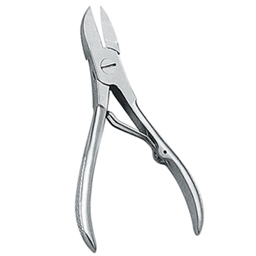 Nail Cutter, Single Spring Textured Handle 