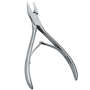 Nail Cutter, Arrow Point Textured Handle